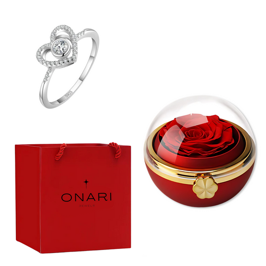 Eternal Rose Sphere - & Promise Ring