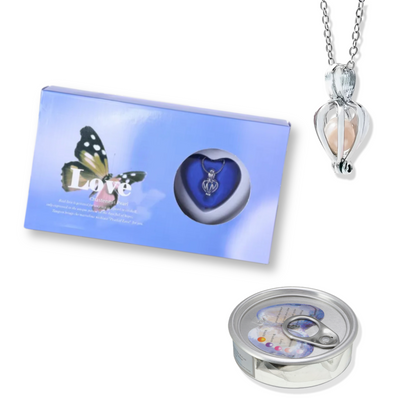 Eternal Love Oyster - & Real Pearl Necklace