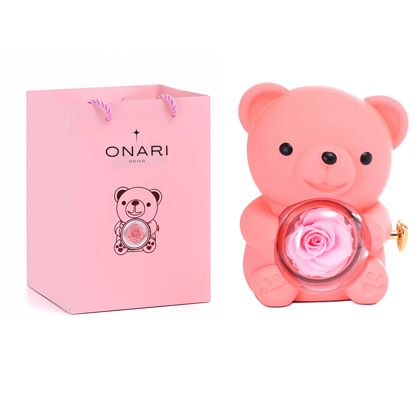 eternal rose bear - box only