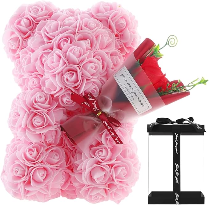 eternal rose gift bear
