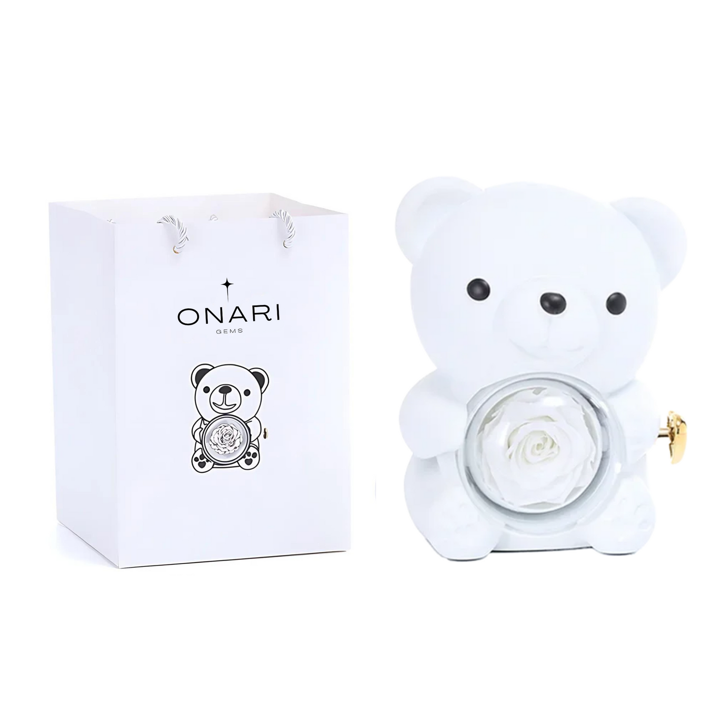eternal rose bear - box only