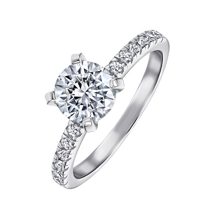 S925 Solitare Ring