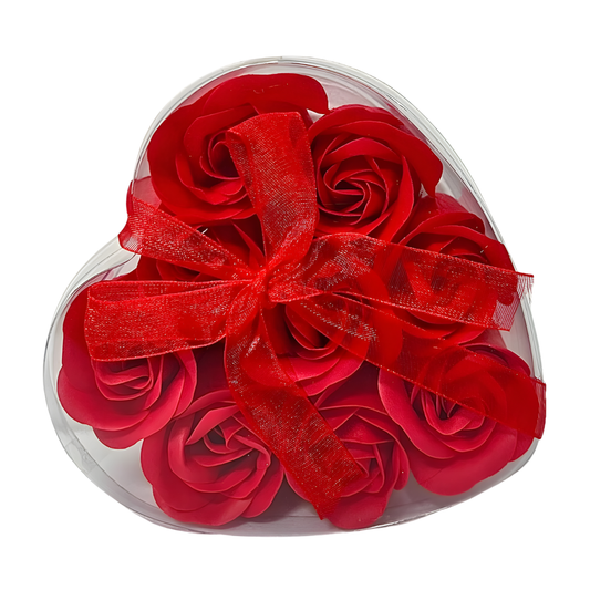 9 Eternal Roses in Heart Display